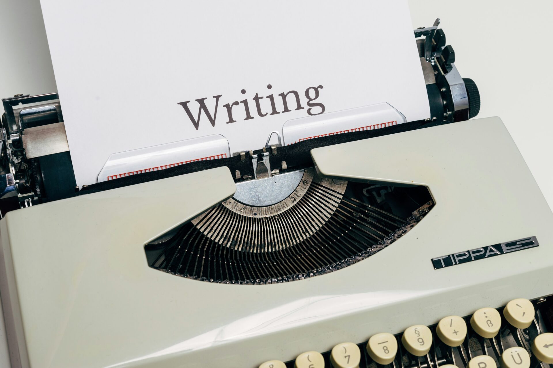 Rédaction de textes - Machine à écrire