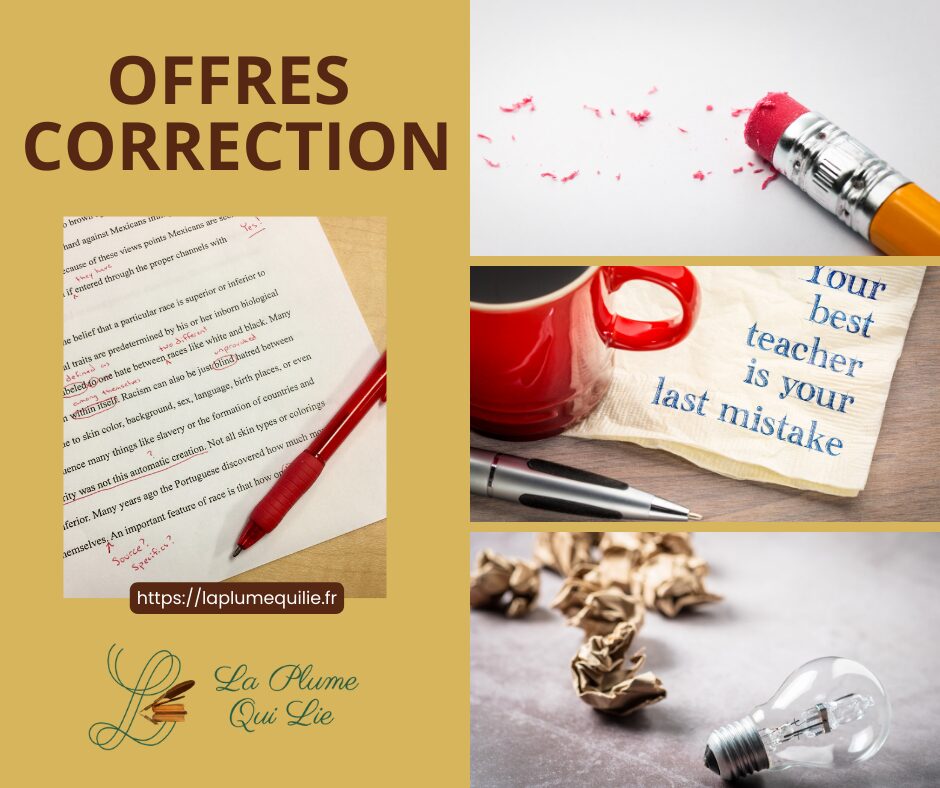offres correction - la plume qui lie